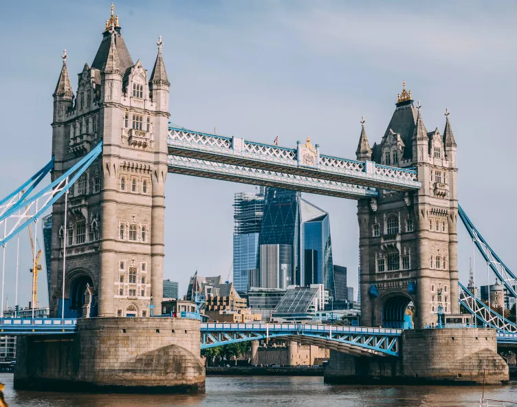 London Tower Bridge city skyline
