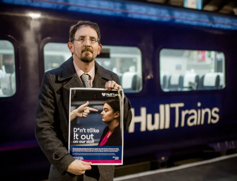 Hull Trains doesn't tolerate abuse campaign