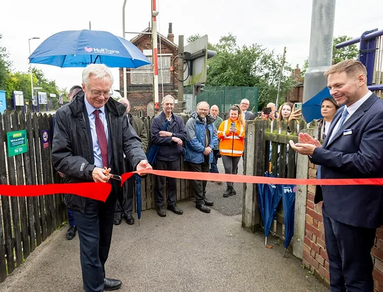 Hull Trains service at Howden station