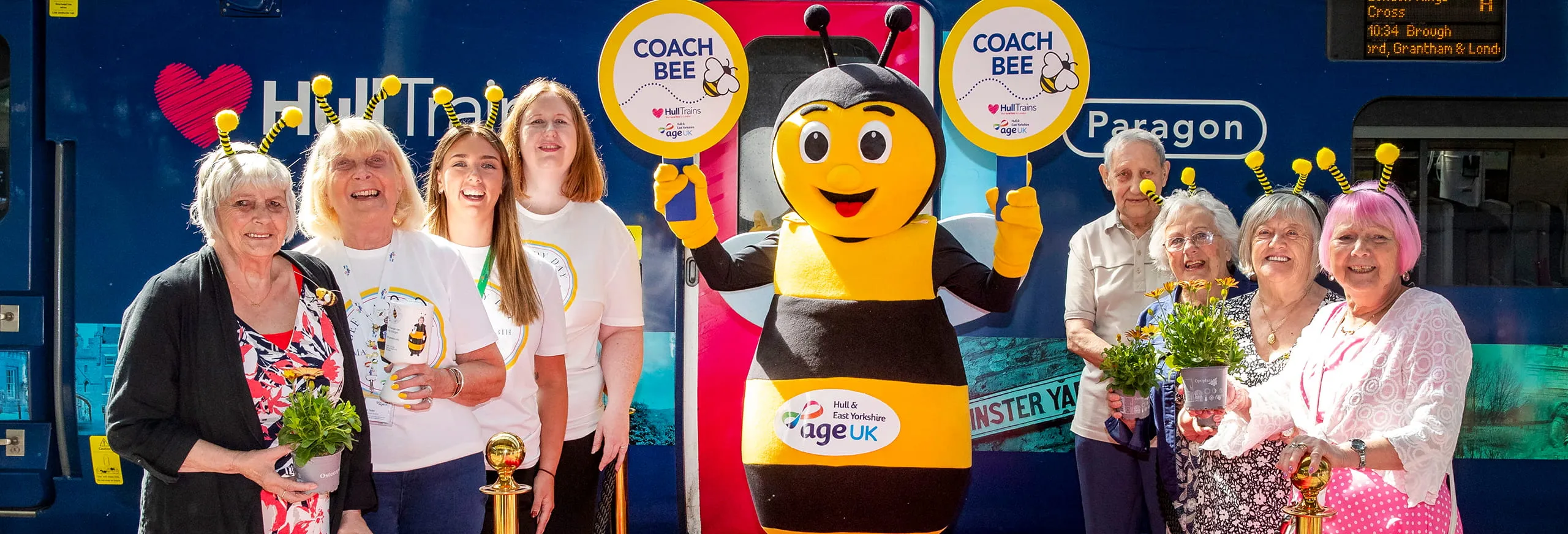 Bee Lady Day at Hull Station