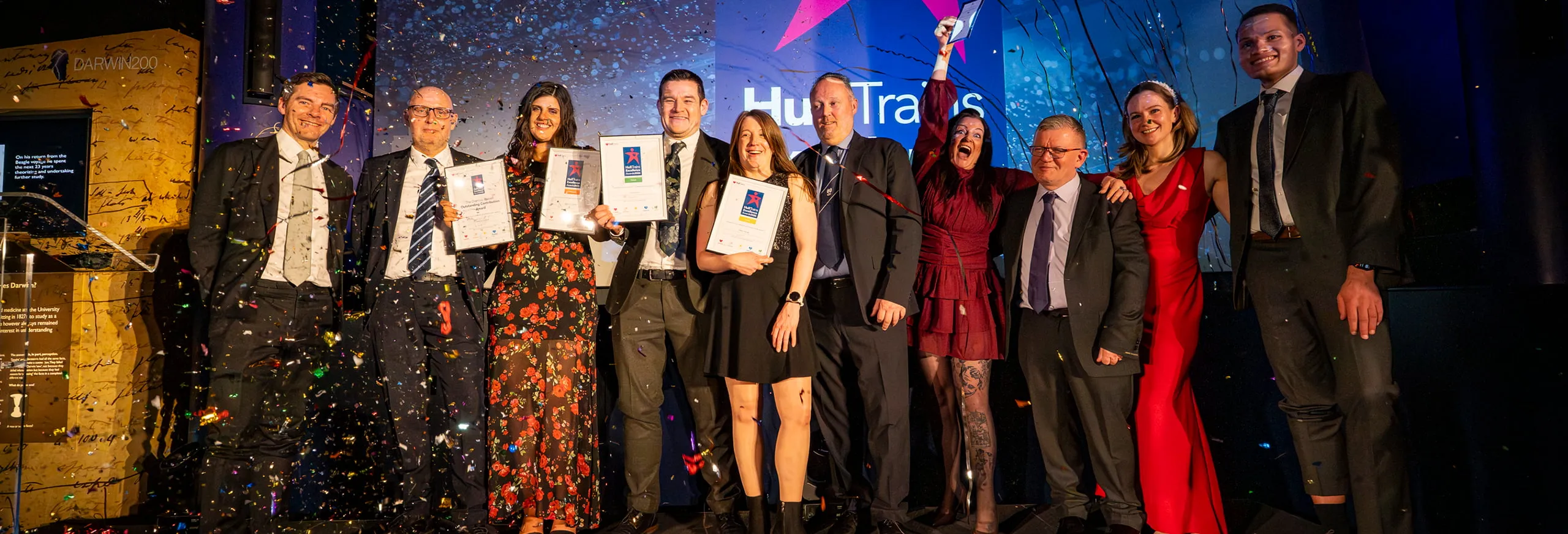 Winners at the 2026 Hull Trains Excellence Awards