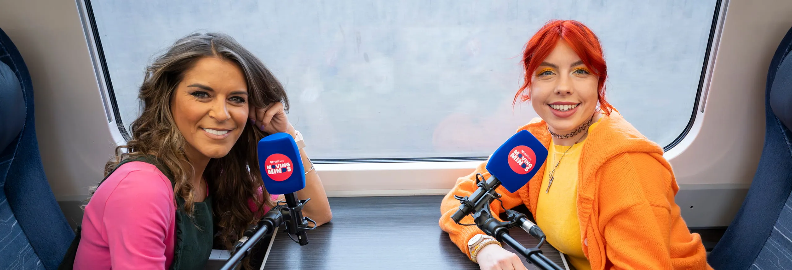 Jessie and Gemma on the Hull Trains Moving Minds Podcast