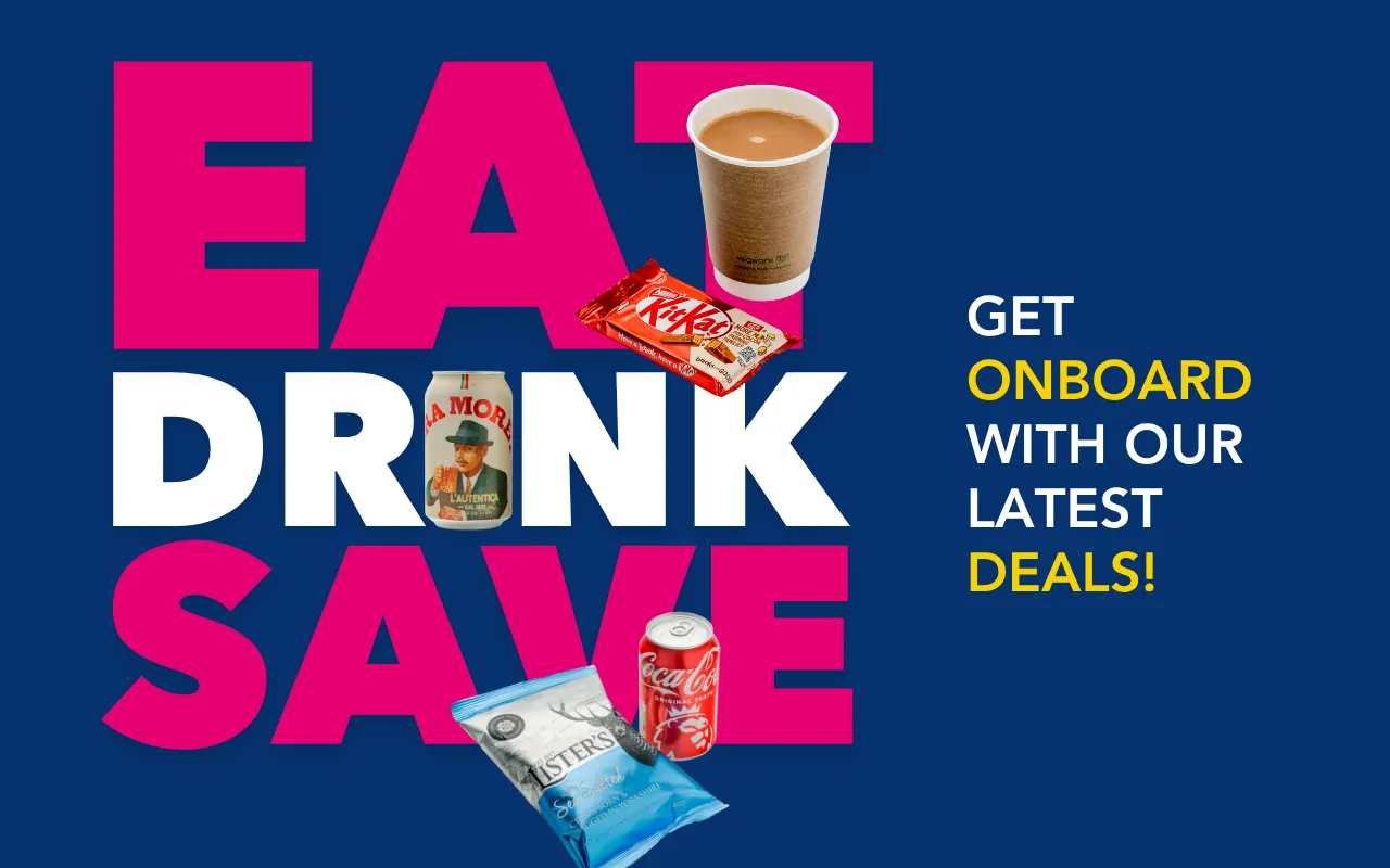 Eat Drink Save with Hull Trains onboard catering options